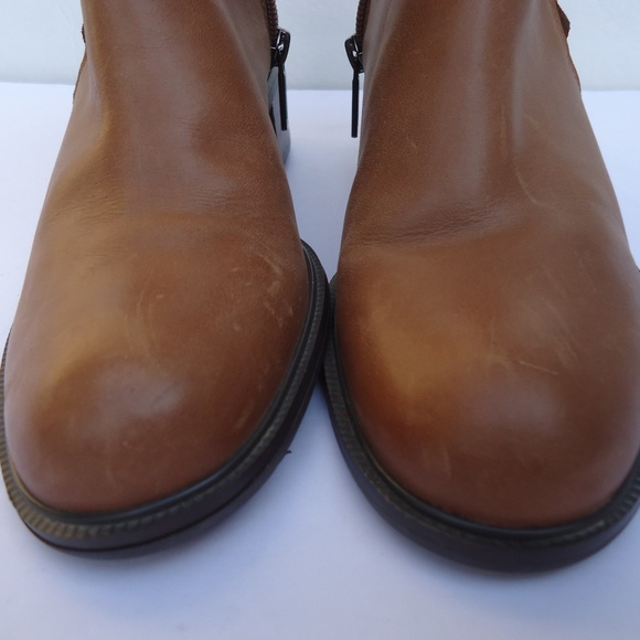 SIZE 6. Le Saunda Ladies brown leather booties. - Picture 5 of 8